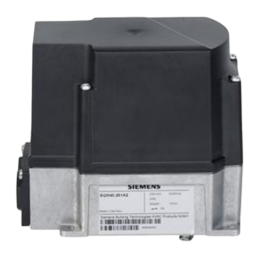 Siemens SQM45.291B9 Actuator (3 Nm, 90°/10s, CAN Bus, Shaft 10 mm with Key, Holding Torque 1.5 Nm) | OEM Certified Rotary Actuator